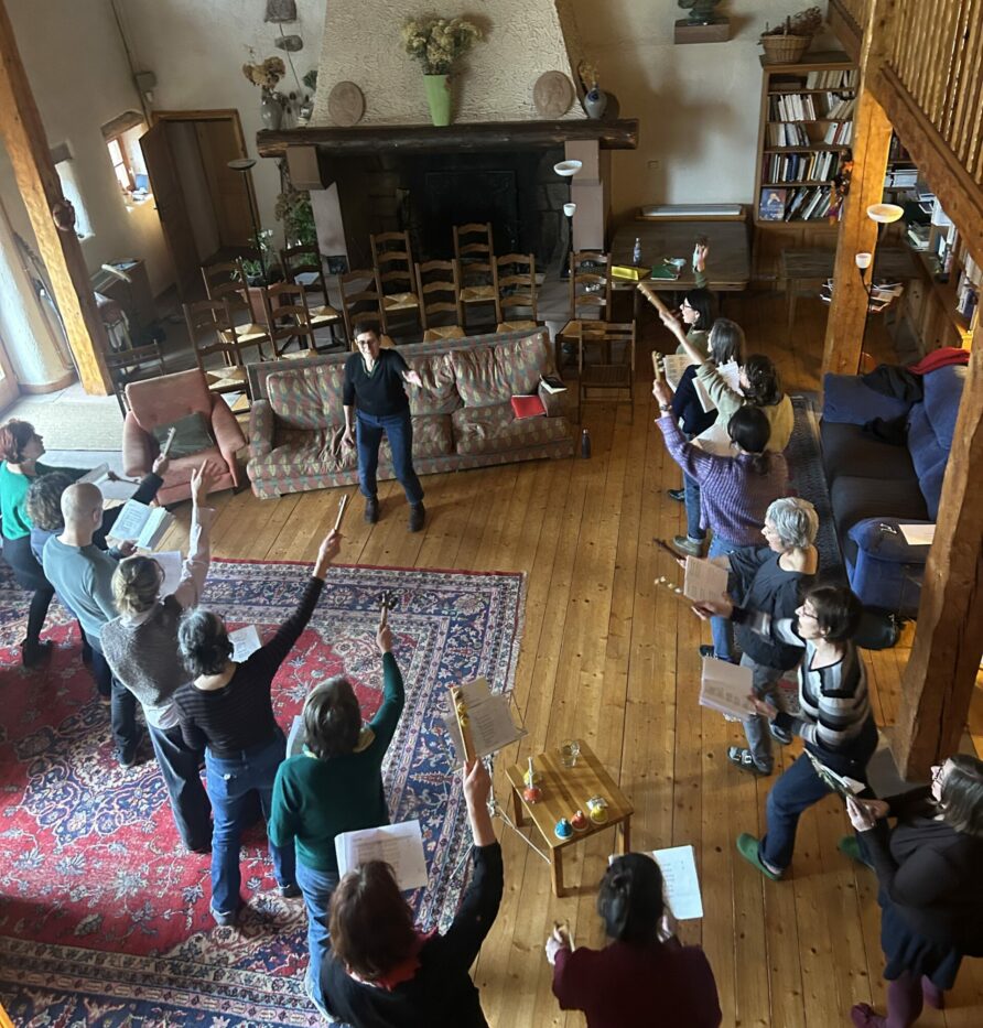 Hors la voix en répétition. Janvier 2026